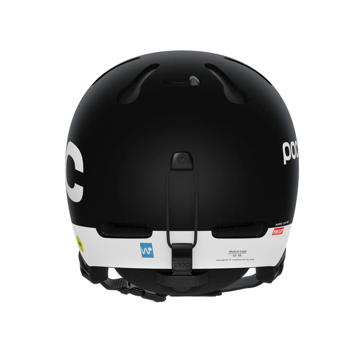 POC Auric Cut BC MIPS Casques de Ski - Casque de Ski et de Snowboard Tout-Terrain Polyvalent avec Coque extérieure en ABS Durable