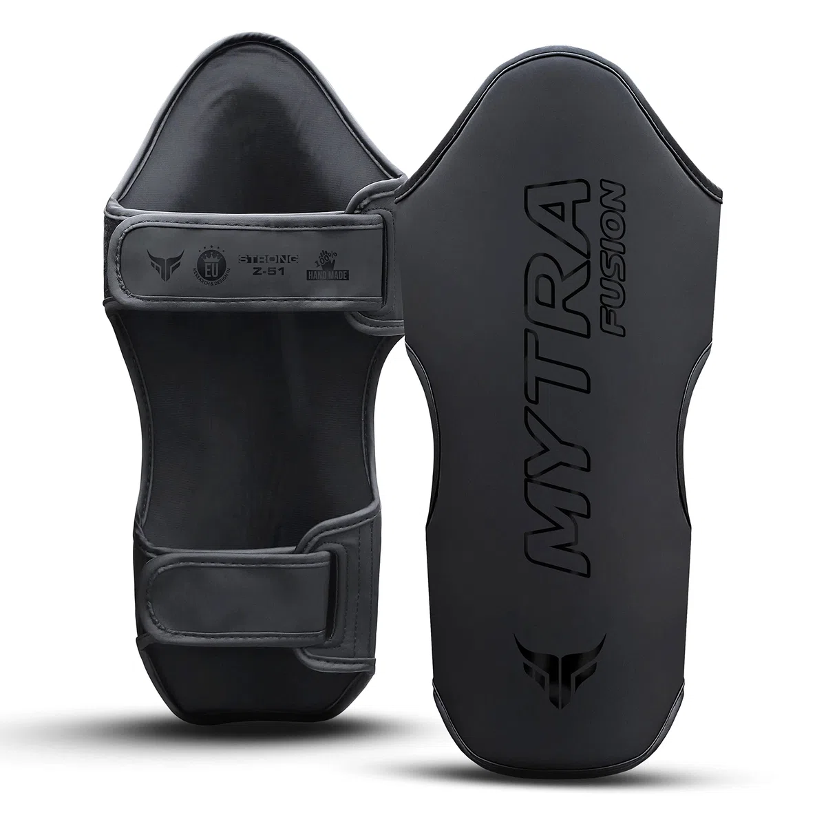 Mytra Fusion Protege Tibia Boxe MMA Protege Tibia Cuir Artificiel Protege Tibia Boxe Muay Thai, Entraînement, Sparring, Kickboxing, Arts Martiaux protège Tibias