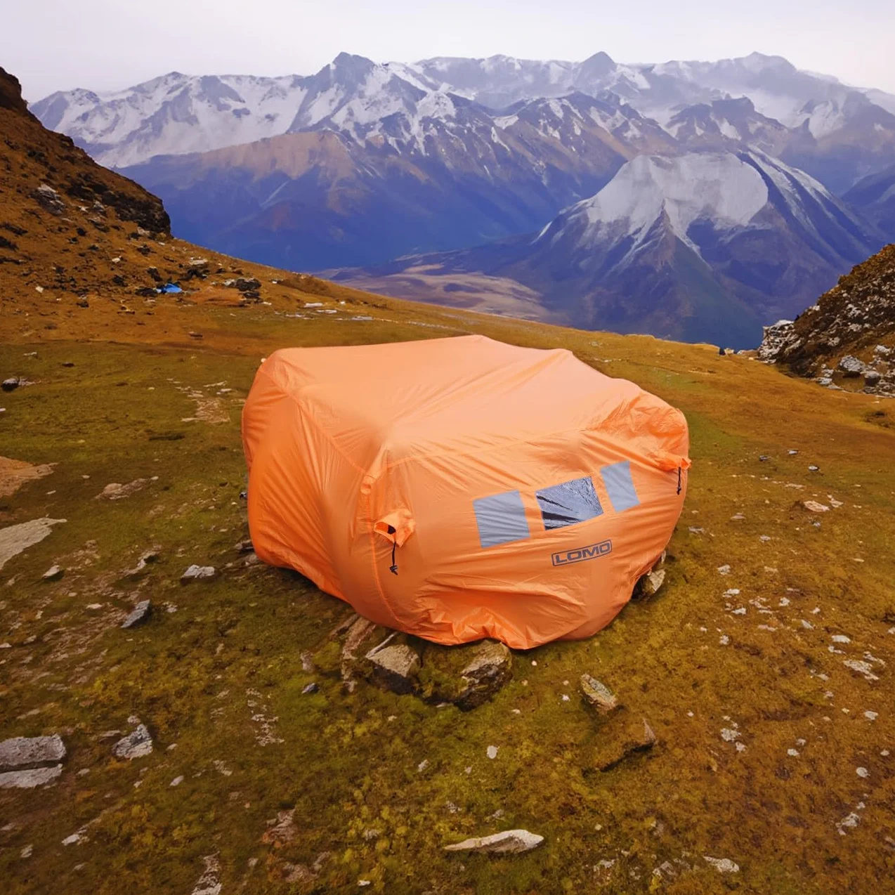 Lomo Abri tempête d'urgence pour 8 personnes pour le camping