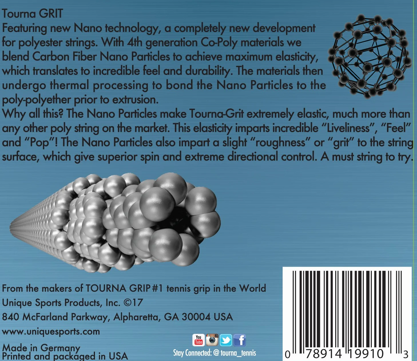 Tourna Fil Durable Grit Nano Technology