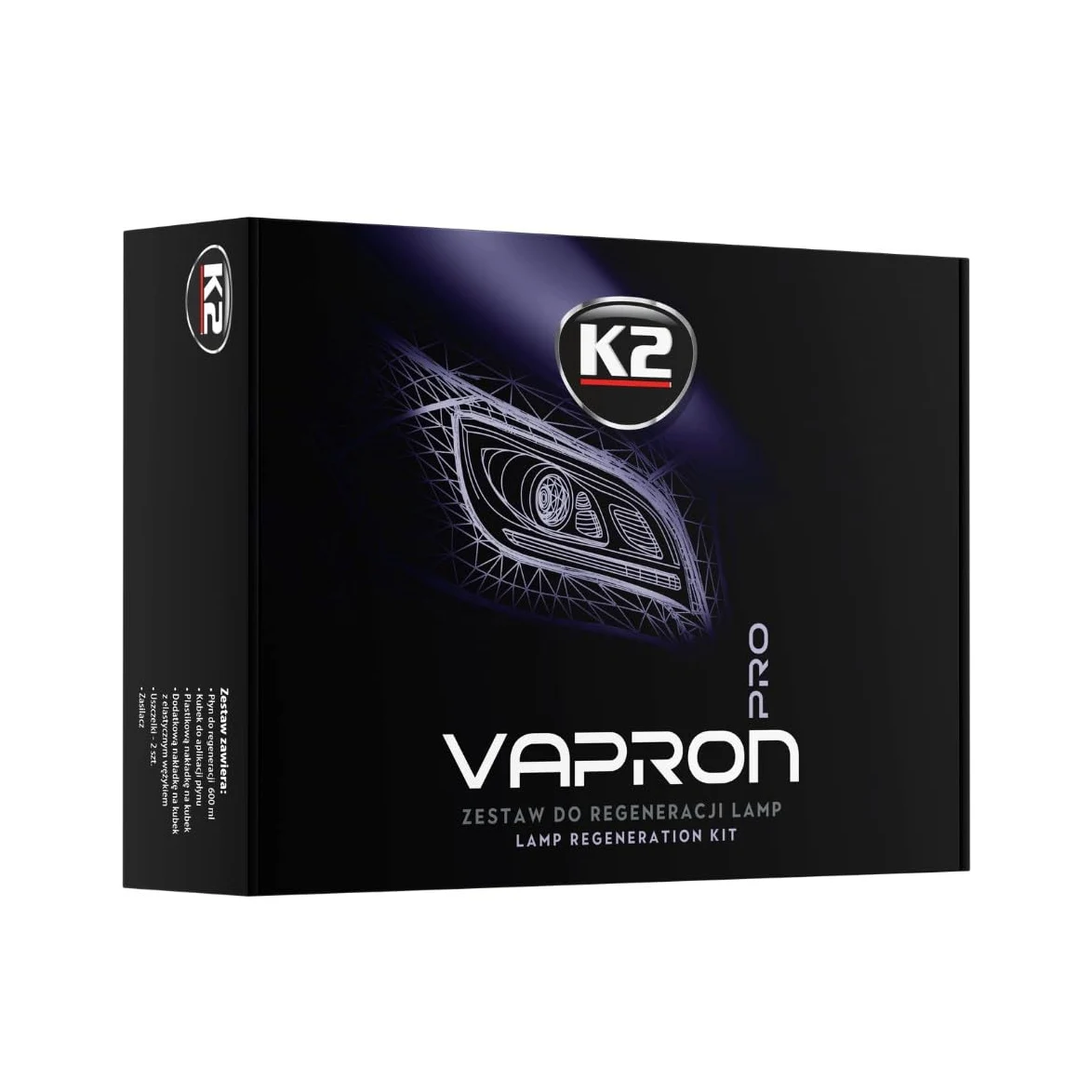 K2 Vapron Headlight regeneration kit kettle