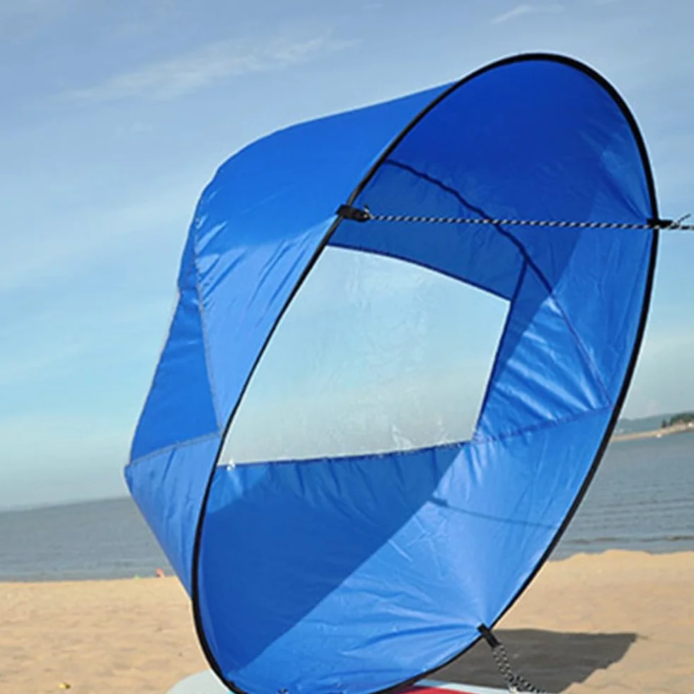 Voile de kayak orange en PVC pour planche de paddle