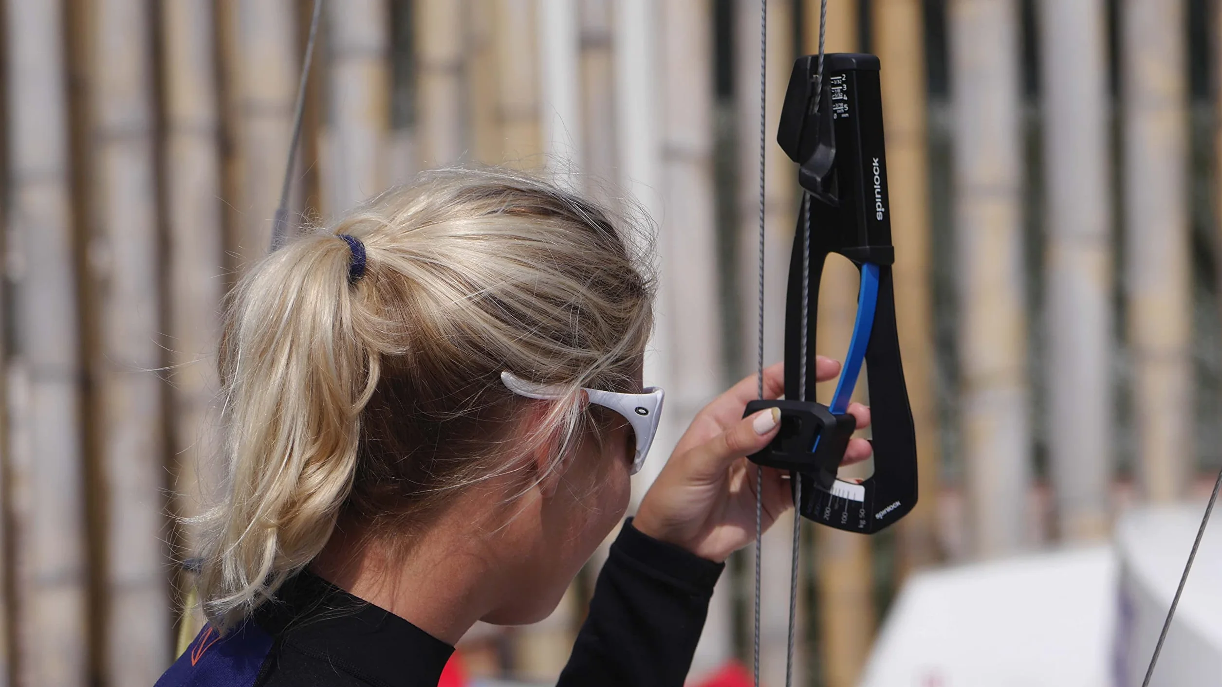 Spinlock Jauge de Tension Rig Sense 5mm - Noir - Rig-Sense est Simple à Utiliser, mesurant la Tension Directement en kilogrammes