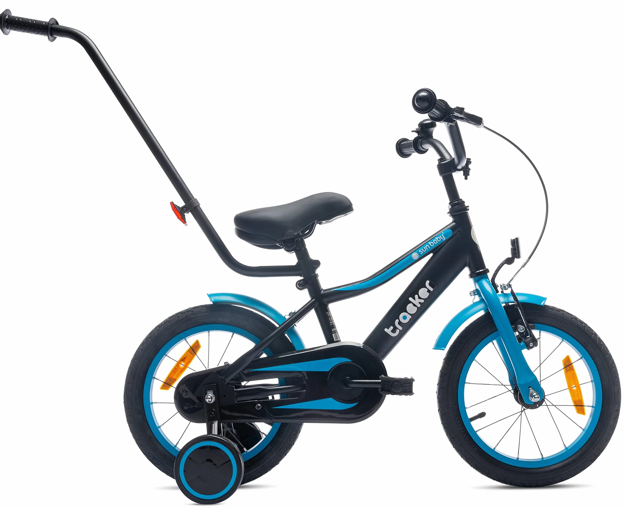 Sun Baby Tracker Vélo Enfant 14/16 Pouces Barre Poussée Réglage Hauteur Siège