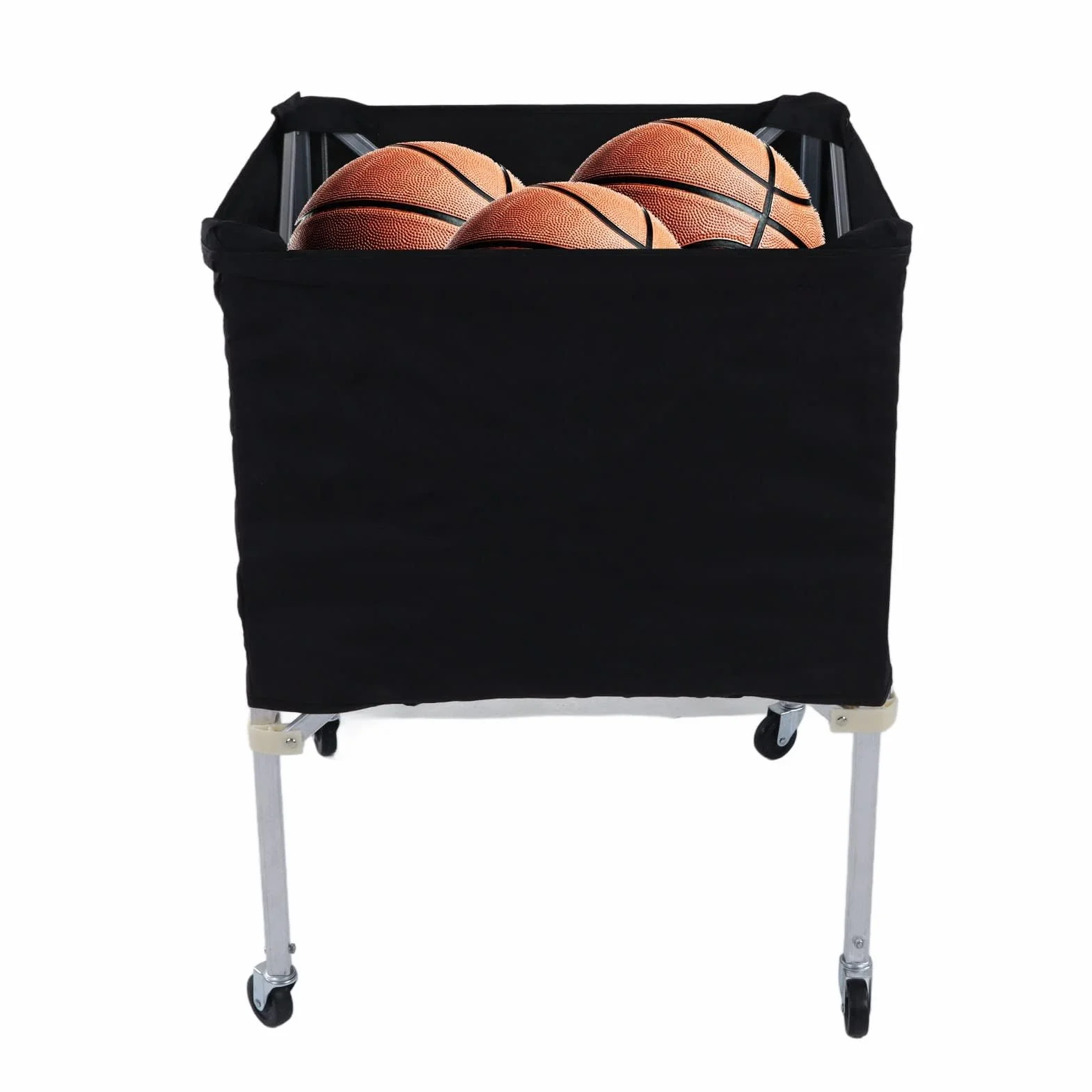 Cocoarm Chariot de volley-ball portable pliable sur roues panier de tennis rangement