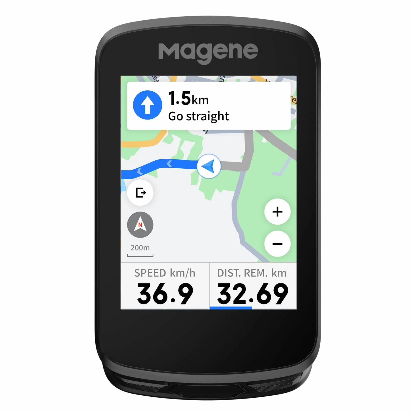 Magene C506 GPS Compteurs Vélo sans Fil, Navigation par Carte, Écran Couleur Tactile, Entraînement Cycliste, Rappels Intelligents, WiFi&Bluetooth, IPX7
