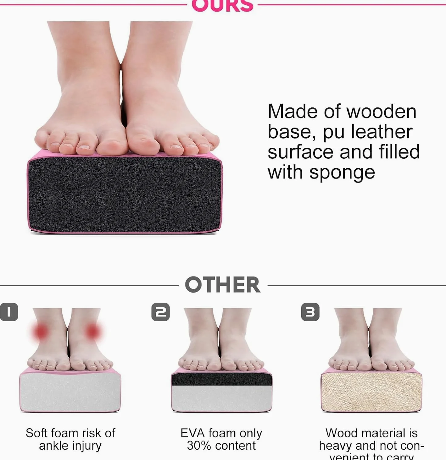 Poutre d'équilibre de Gymnastique, Barre de Gymnastique Pliable 2,1 m/220 LB en Similicuir Pliable pour entraînement à Domicile