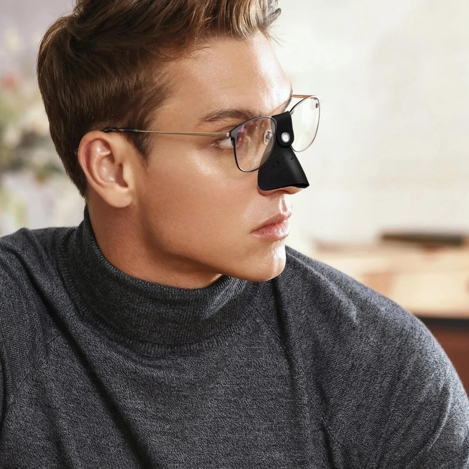 Protège-nez pour lunettes de soleil sport confortable protection des yeux marche
