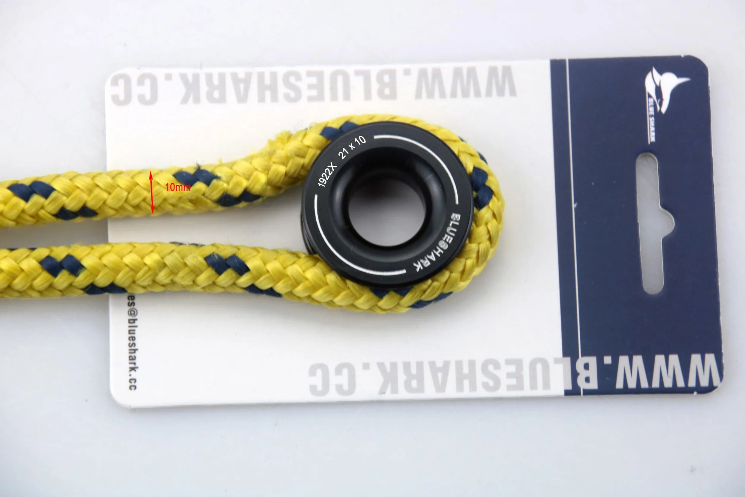 Blue Shark - Lot de 5 anneaux à faible friction 21 mm x 10 mm