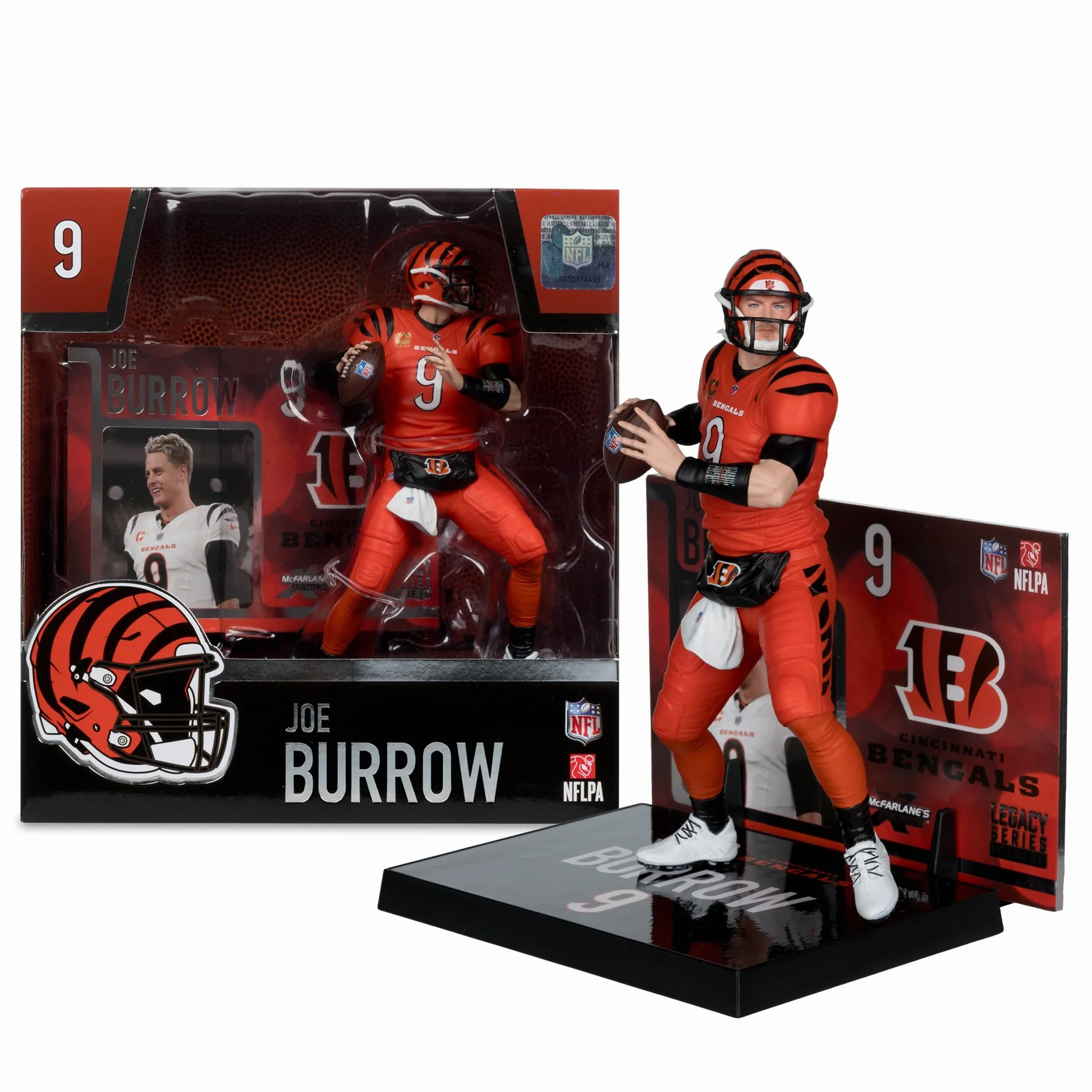 Joe Burrow (Cincinnati Bengals) NFL Figurine McFarlane 17,8 cm