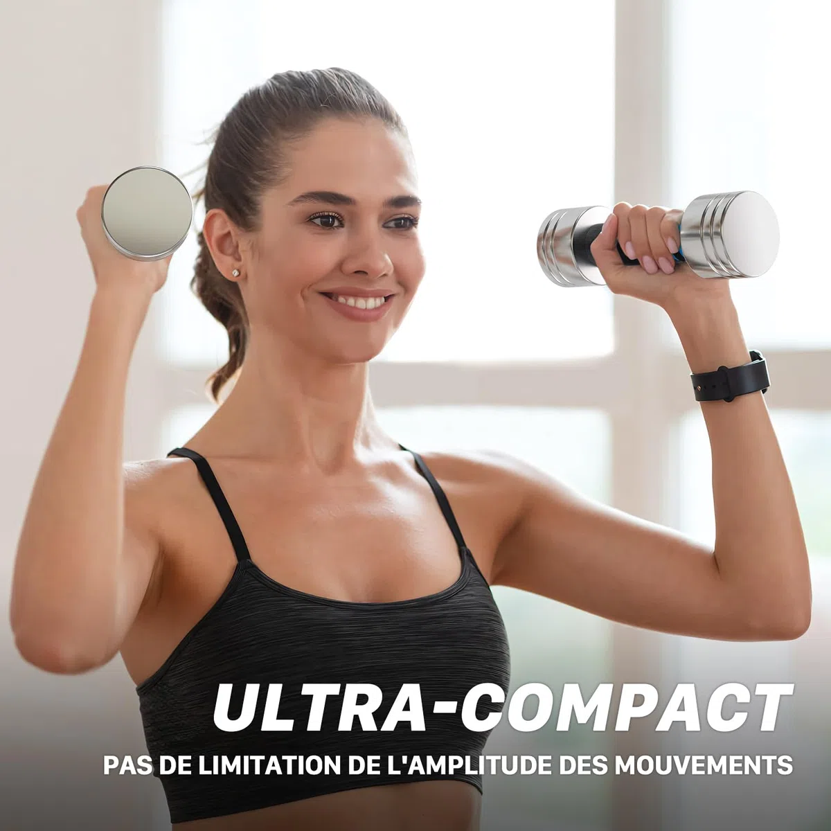 Northdeer Haltères en Acier 2,5kg 5kg 7,5kg 10kg 15kg 25kg - Haltères Réglables Ultra Compacts avec Poignée en Mousse – Sport à Domicile Gym Fitness Aérobic