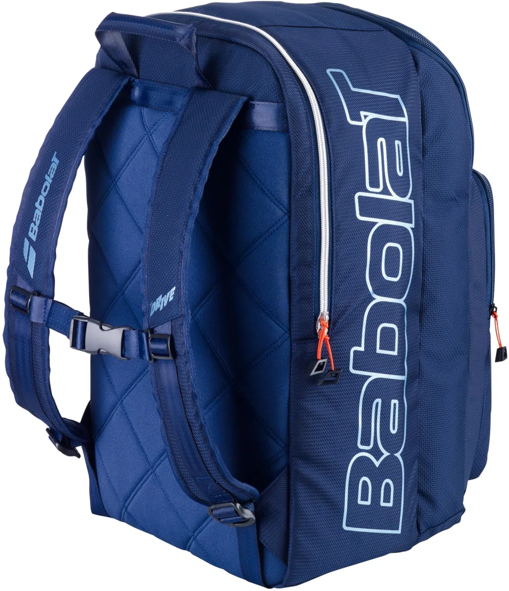 Babolat, Sac de Tennis Modèle Kids, Taille Unique, Couleur Bleu/Blanc/Rose, Sac Polyvalent avec Deux Compartiments, Poche dédiée aux Accessoires, Idéal pour Enfants