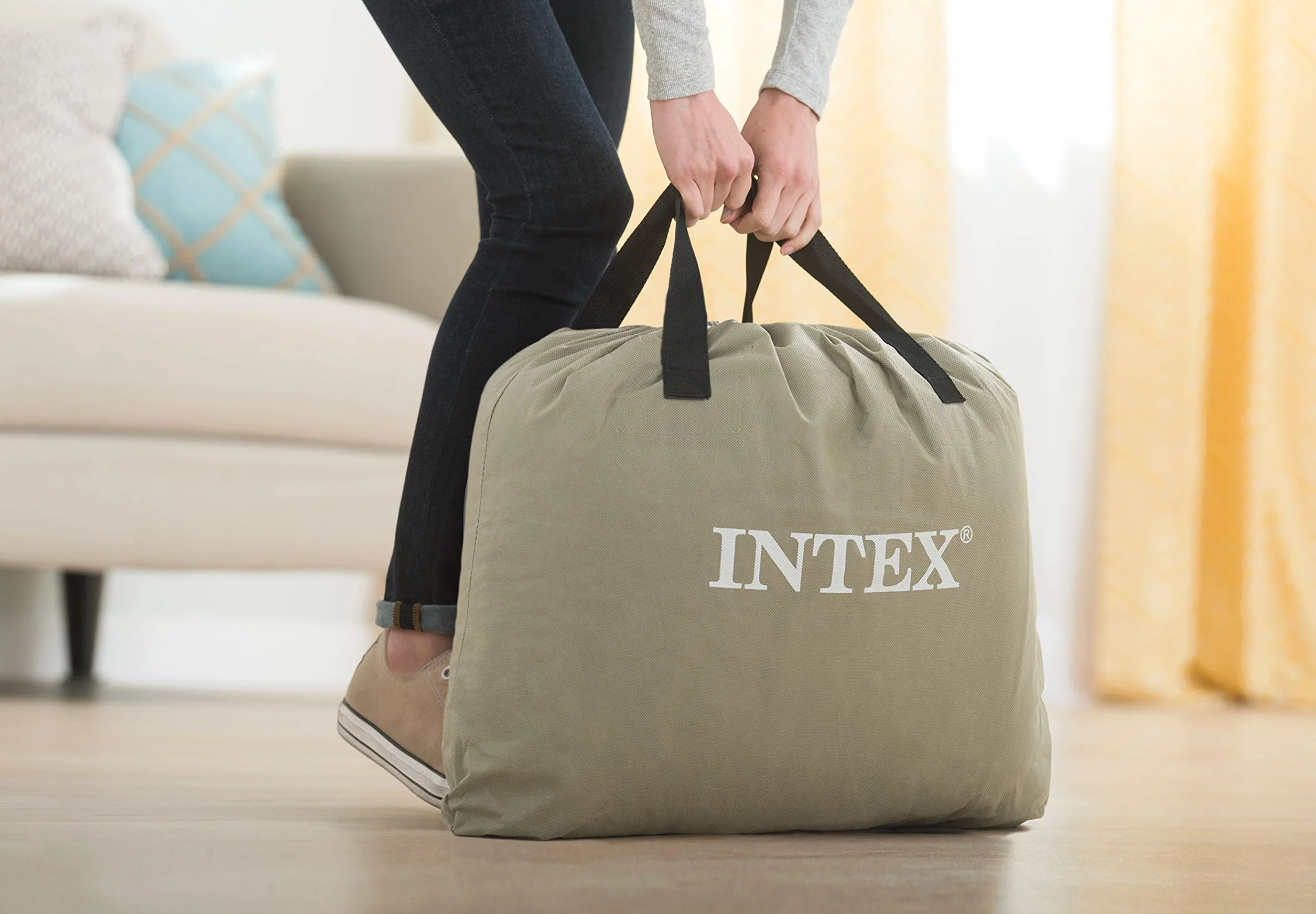 Intex - 64136ND - Lit Gonflable Deluxe Pillow Rest Raised - Électrique 2 pers