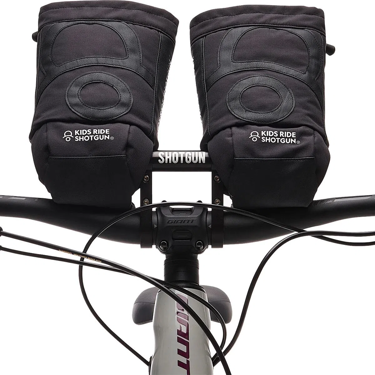 Kids Ride Shotgun Pogies Lenkerstulpen, Schwarz, KRS-APP-PGS-01