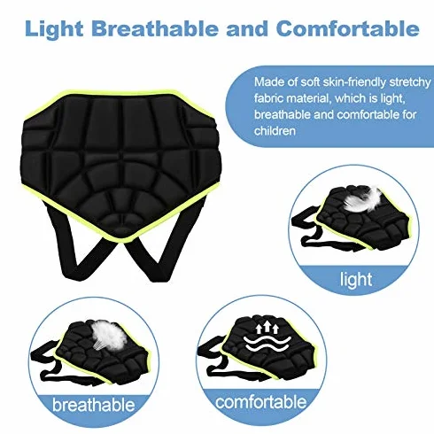 Short Protection Hanches Fesses Coccyx Enfant 3D Équipement Sécurité Ski Skate