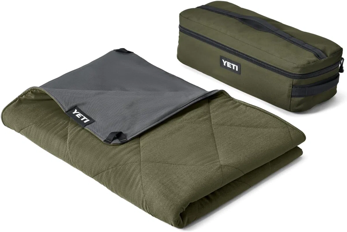 YETI Lowlands Couverture multi-usages avec sac de voyage Vert olive