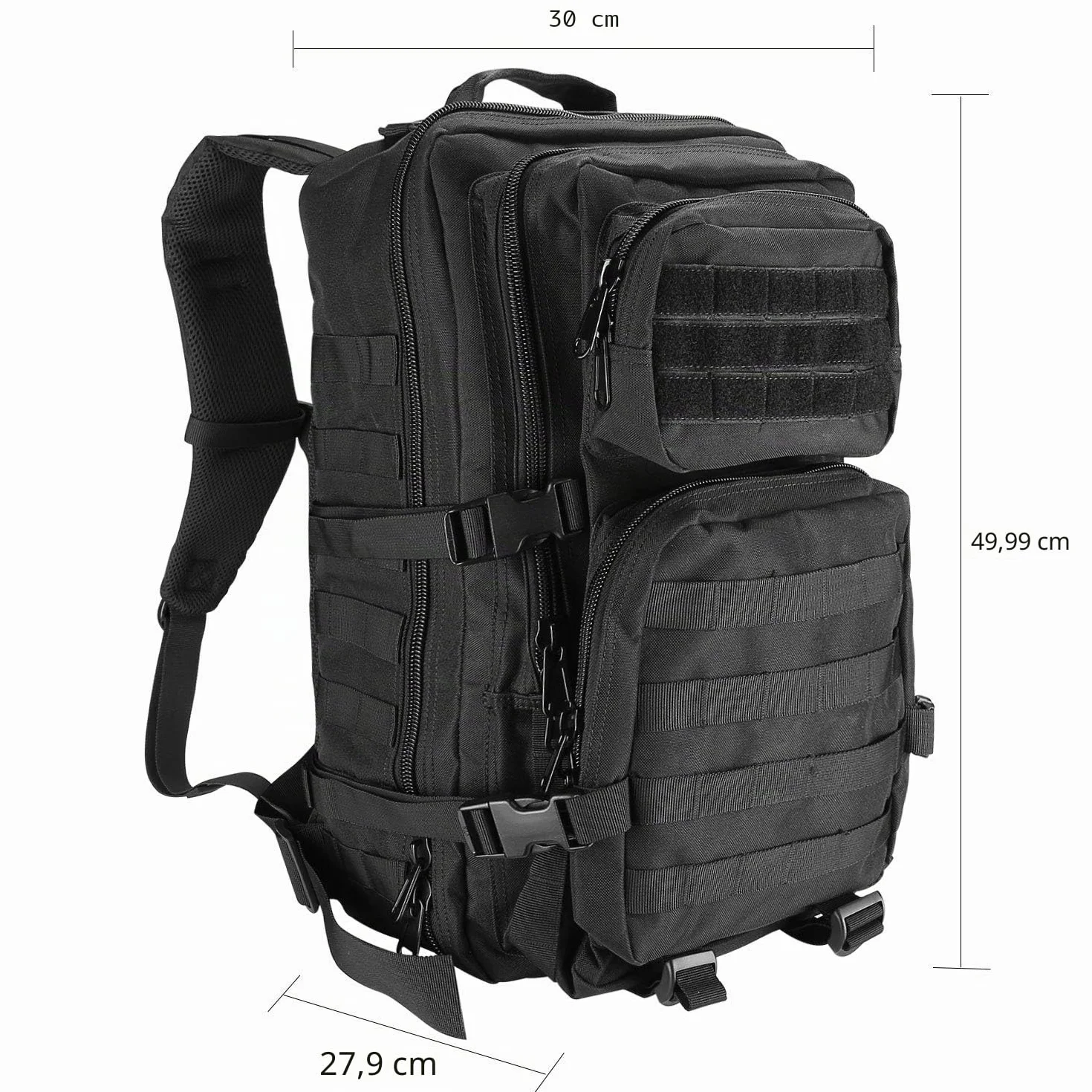 ProCase Sac à Dos Militaire de Grand Volume, Sac Tactique Voyage Multifonction, Sac Crossfit Randonnée pour Trekking/Randonnée/Camping/Voyage/École/Pêche/Alpinisme