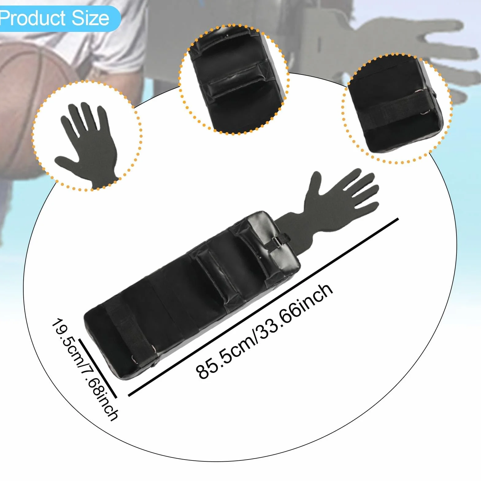 Harayaa Protection de Blocage Rembourrée, Coussin d'Entraînement pour Blocage et Sparring, Outil Sportif Multifonction