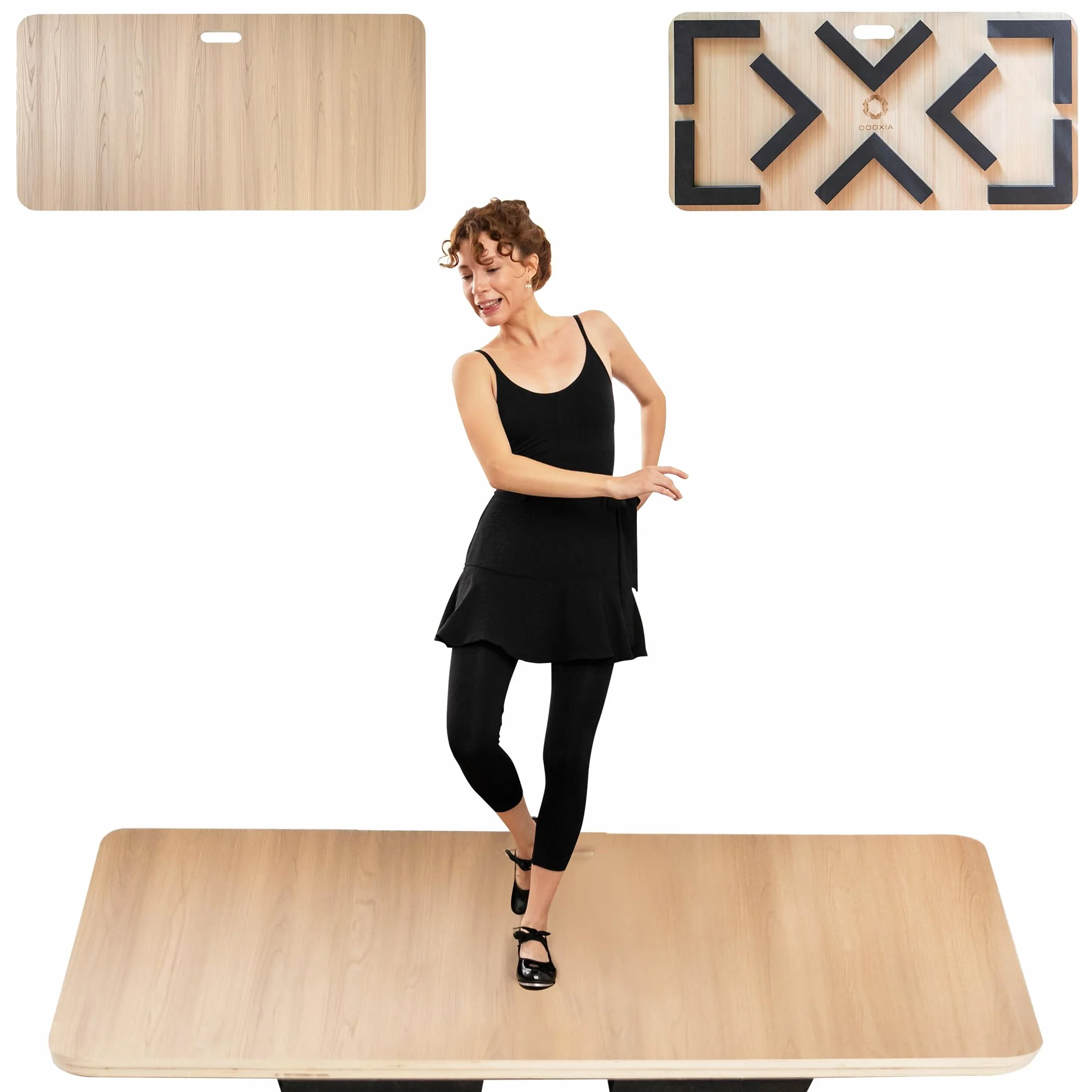 Planche De Claquettes Pour Danse | Plancher De Danse Portable Toute Surface | Plancher De Claquettes Coussiné | Plancher Pratique Danse A La Maison Et Studio | Plancher Pratique Danse Pour Danseurs