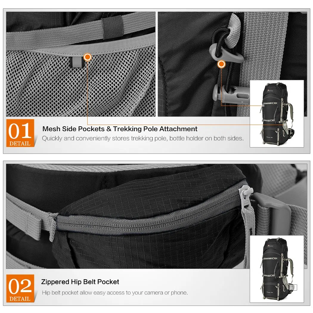 MOUNTAINTOP Trekkingrucksack Sac à dos de trekking Mixte (lot de 1)