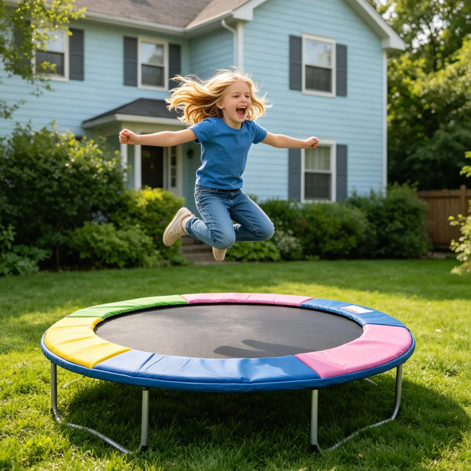 NONMON Coussin de Protection Remplacement pour Trampoline Ø 244 305 366 397 427cm, Housse de Protection des Bords Indéchirable Couverture Rembourrage, Tapis de sécurité Résistant aux UV