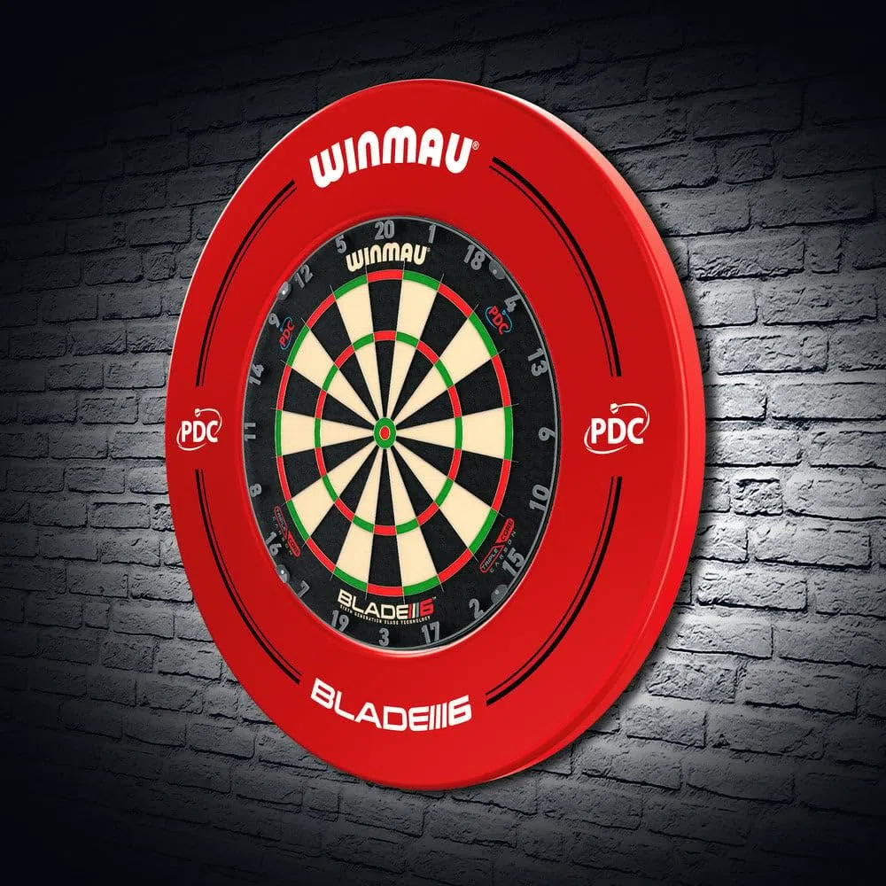 WINMAU PDC Protection Murale pour Cible de fléchettes – Panneau arrière Durable pour fléchettes – Accessoire de fléchettes Professionnel pour débutants et Joueurs Professionnels, Plusieurs Designs et