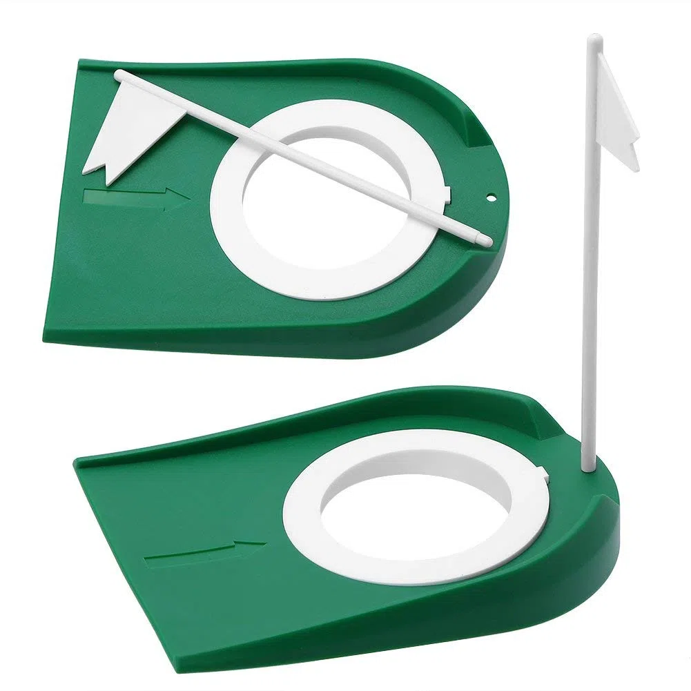 SOONHUA Tapis de Golf Intérieur/Green Putting Practice Cup Golf Putting Trou Aides à La Formation Plastique Practice Putting Indoor & Outdoors