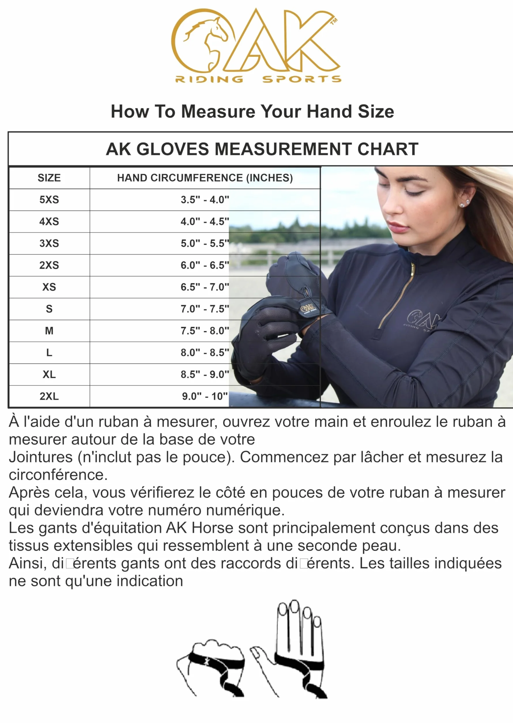 AK Ever Last Micro Suède Gant d'équitation Toutes Saisons Horse Riding Gloves AKRS-5298