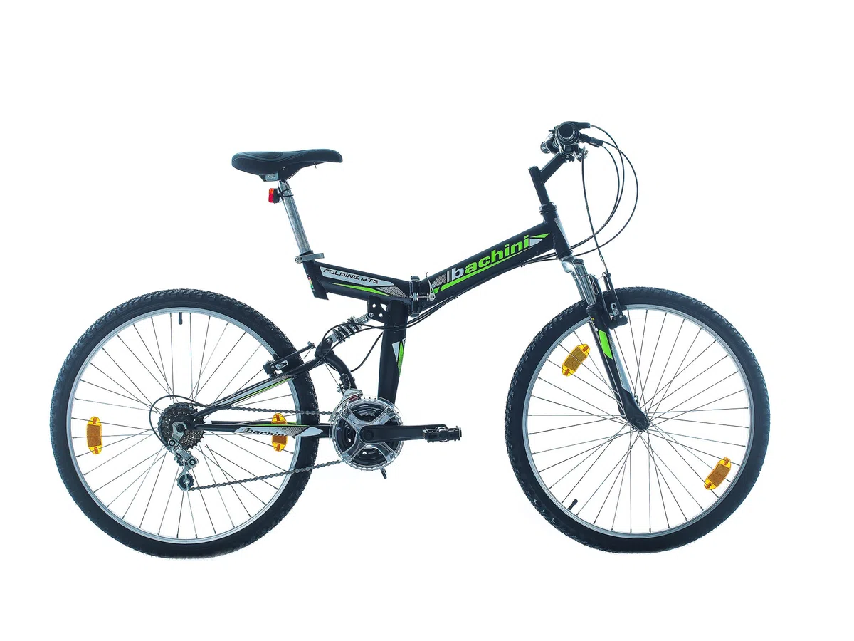Multibrand Folding City, Vélo Pliant Confort pour Femme 24 Pouces, 6 Vitesses, Frein V-Brake, éclairage de vélo, Garde-Boue, Porte-vélos, Convient aux Femmes et aux Filles de 135 à 160 cm