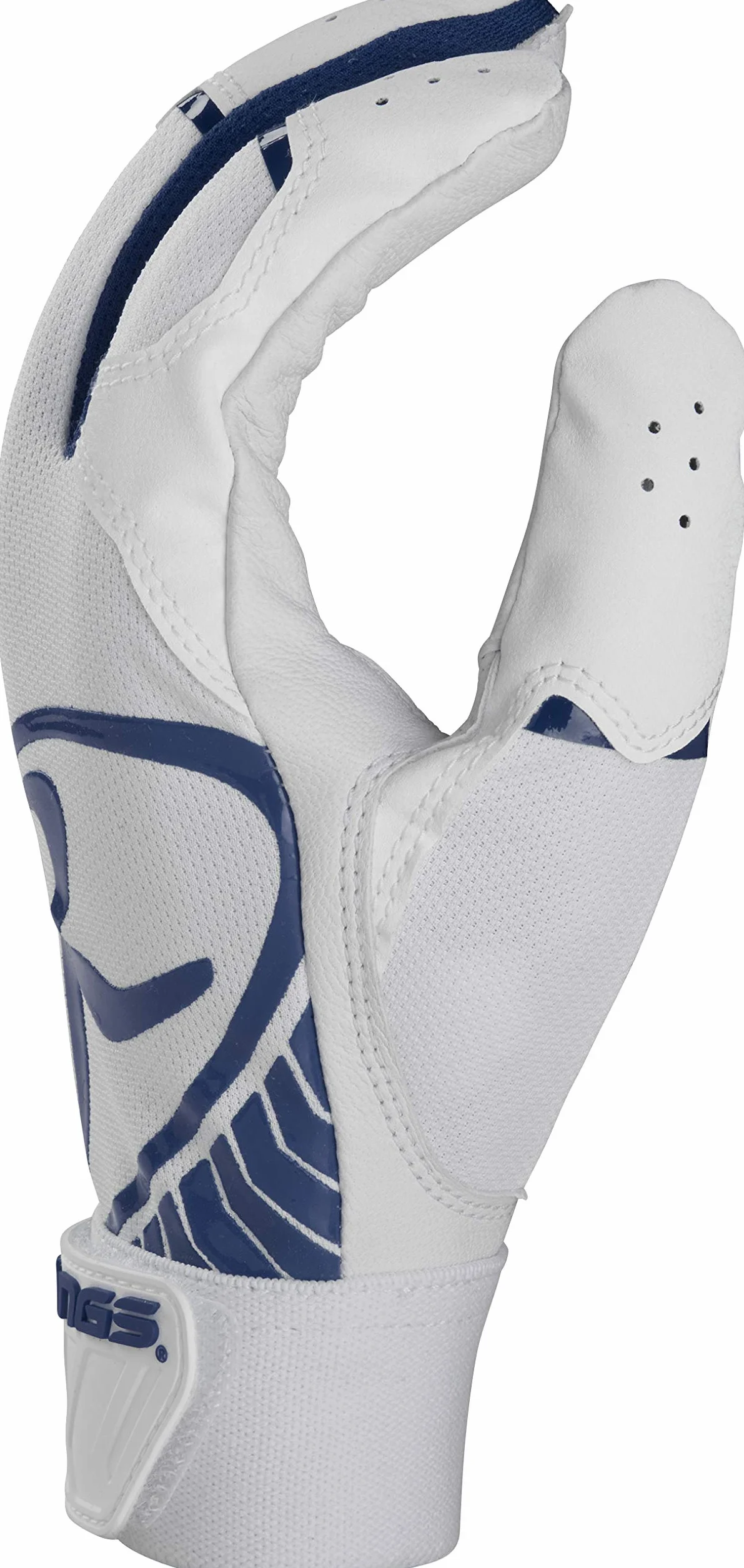 Rawlings 5150 Baseball Batting Gloves Series, Navy, Adult Large