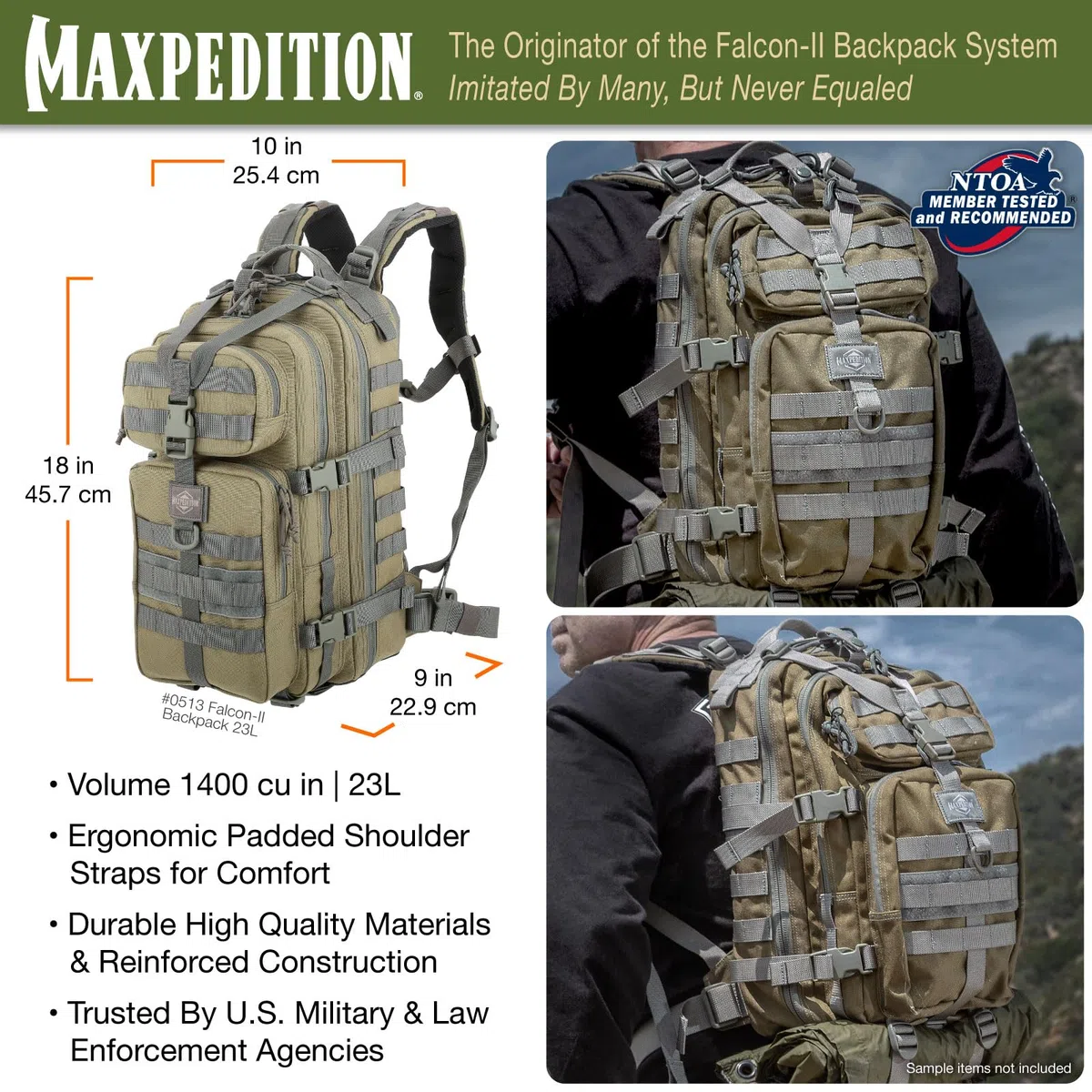 Maxpedition, Falcon-II, Sac à Dos