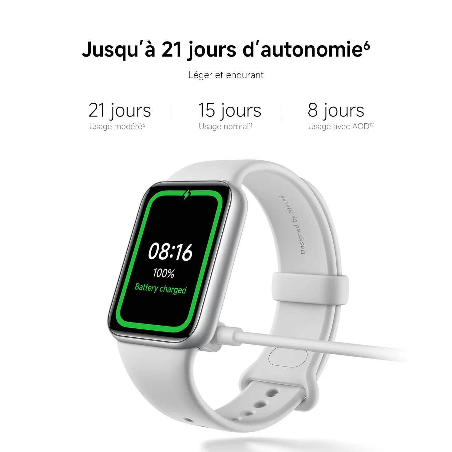 XIAOMI Smart Band 10 Pro NFC Bracelet Connecté Écran AMOLED 1,74" 21 Jours d’Autonomie 5ATM Blanc céramique