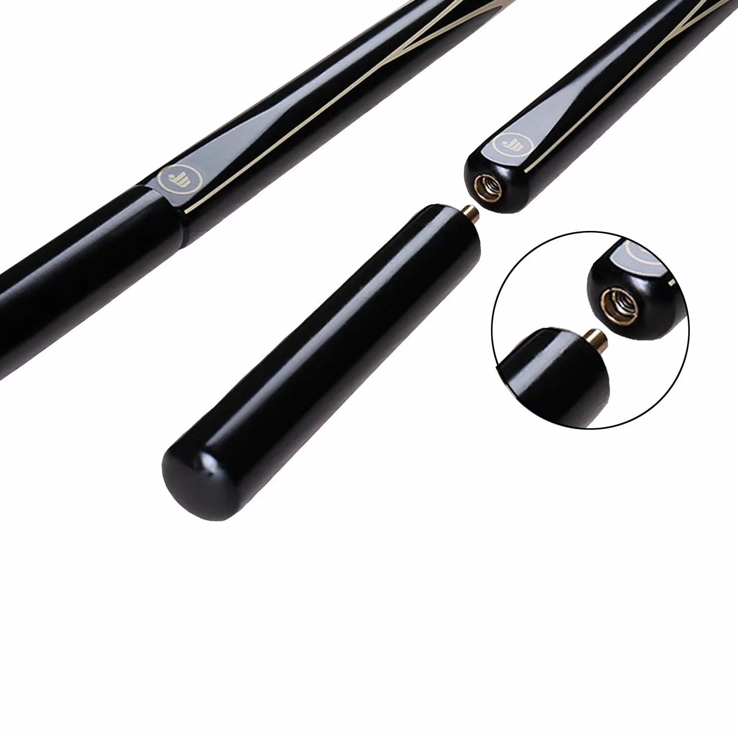 AONETIGER Queue de Billard 145 cm Embout 9.7mm 3 Pièces Professionnel Snooker Cue avec Extensions et 3/4 Tube/Étui Rigide Choisir