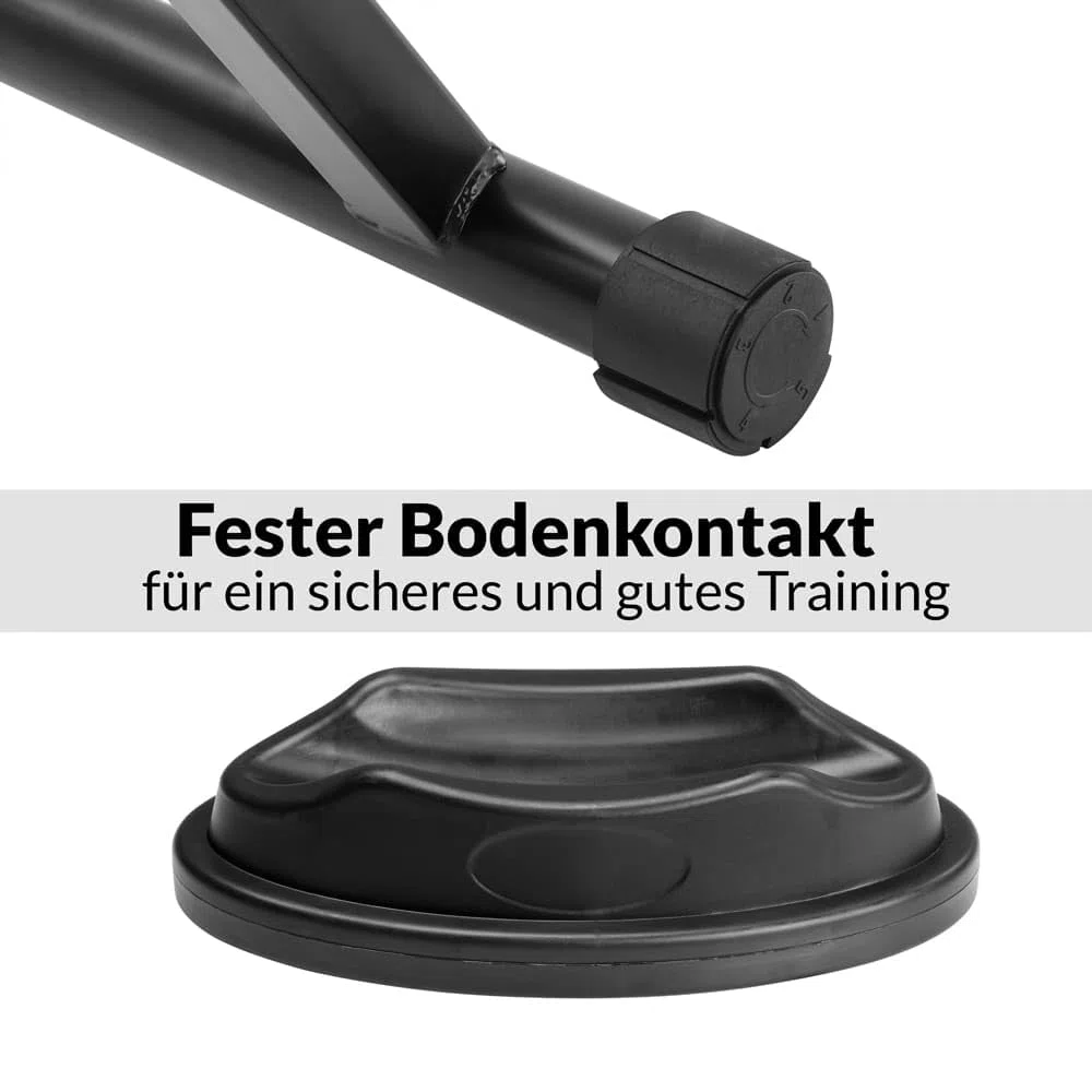 Home Trainer vélo Max. 150kg entraîneur vélo Noir Pliable Acier 26'/28' Support 6 Niveaux de résistance Frein