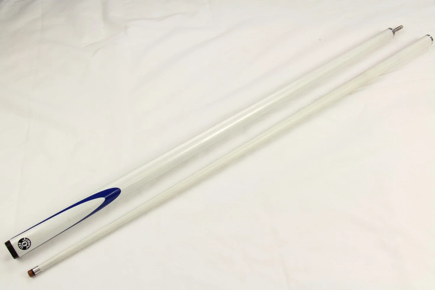 57 "Enfer Blanc 2 Section Graphite Snooker Billard – 9mm Pointe