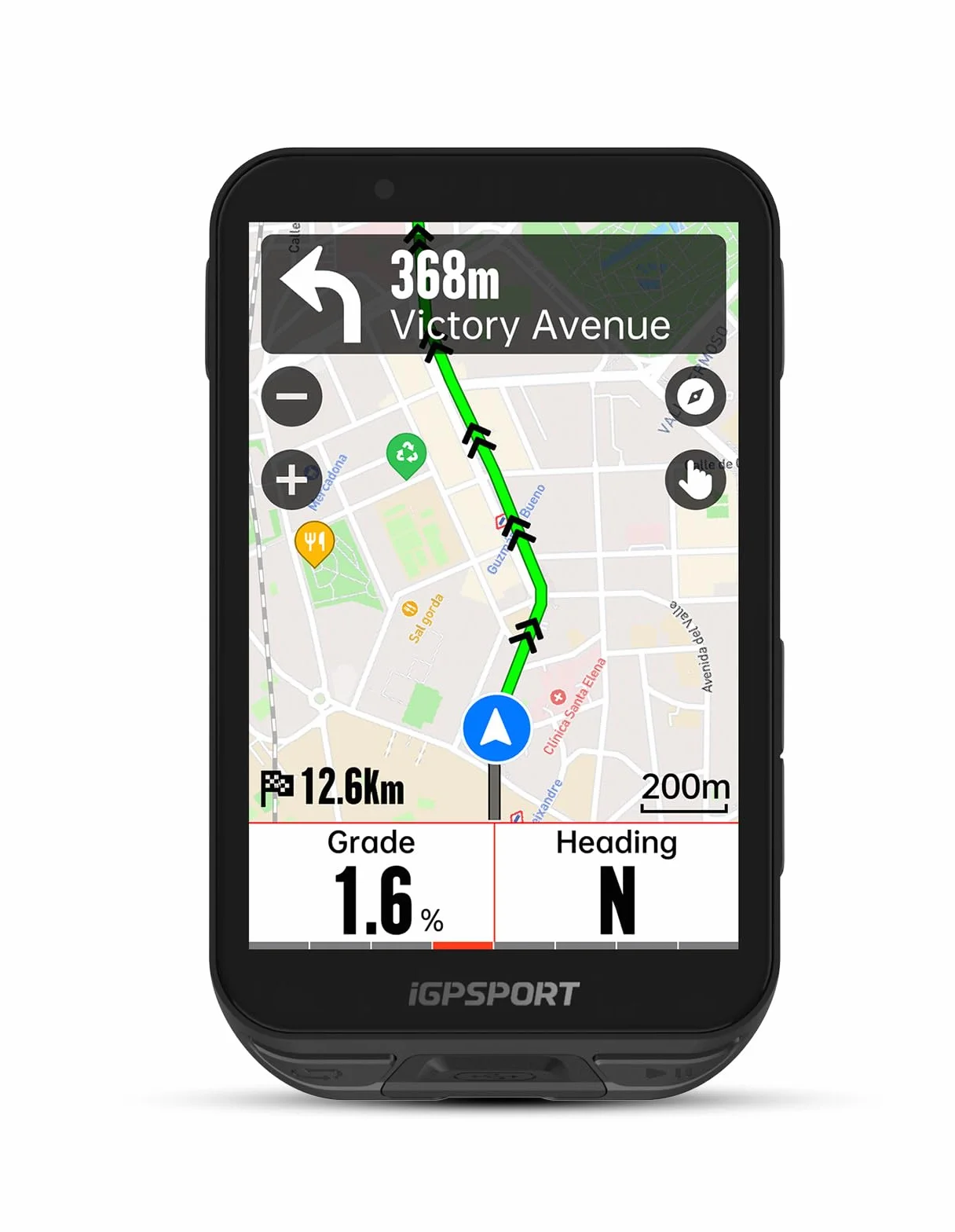 iGPSPORT iGS800 Compteur Velo sans Fil, Écran Tactile3,5 Navigation Map Hors Ligne Ordinateur GPS Intelligent pour Vélo Autonomie de 50 h, 32 Go, WiFi, BLE5.0/Ant+, IPX7 Compteur Velo GPS