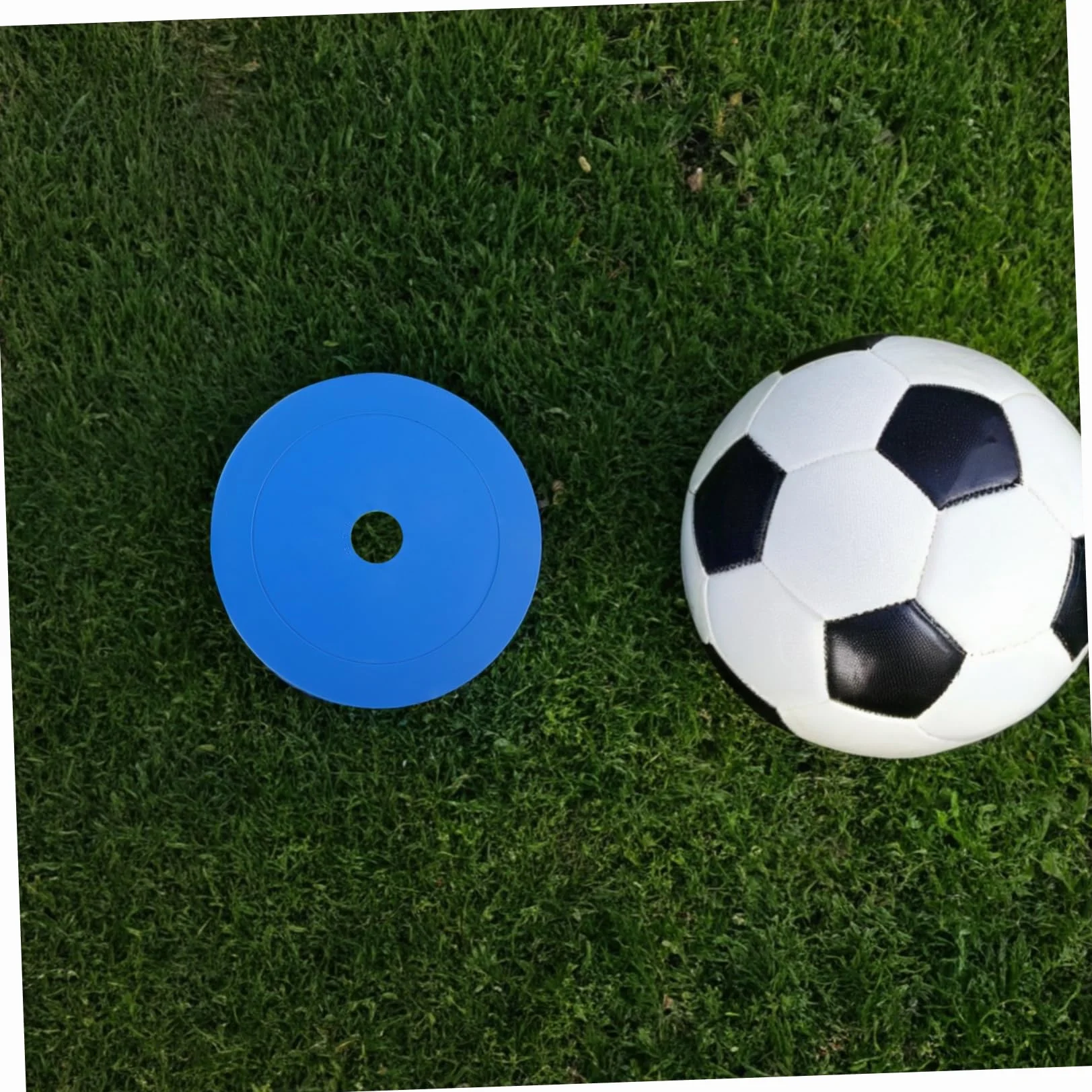 Abaodam 25 pièces Disques De Marquage Antidérapants pour Entraînement Football Lot Disques Ronds Colorés