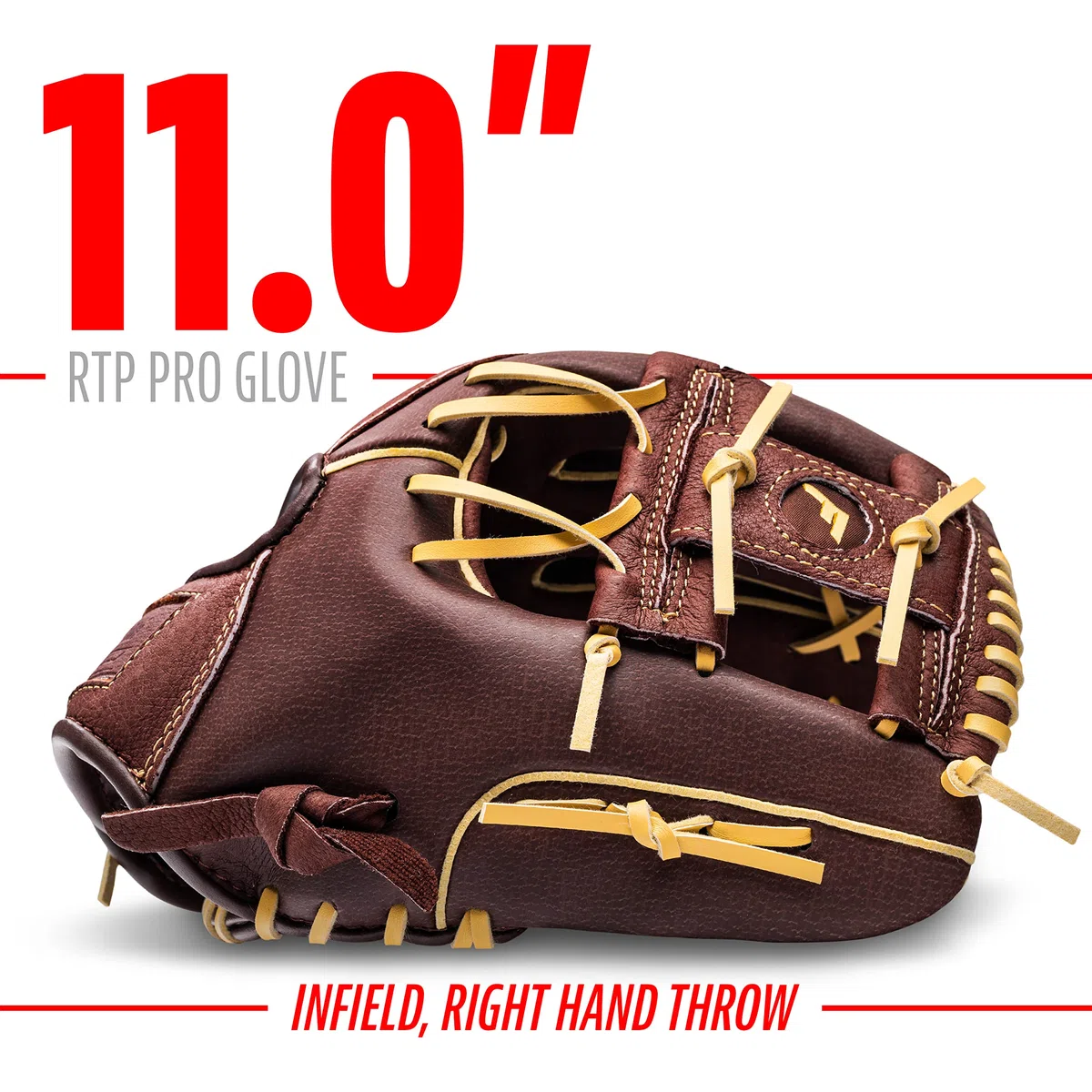 Franklin Sports RTP Pro Gant de Baseball pour Adulte et Adolescent Droite Camel