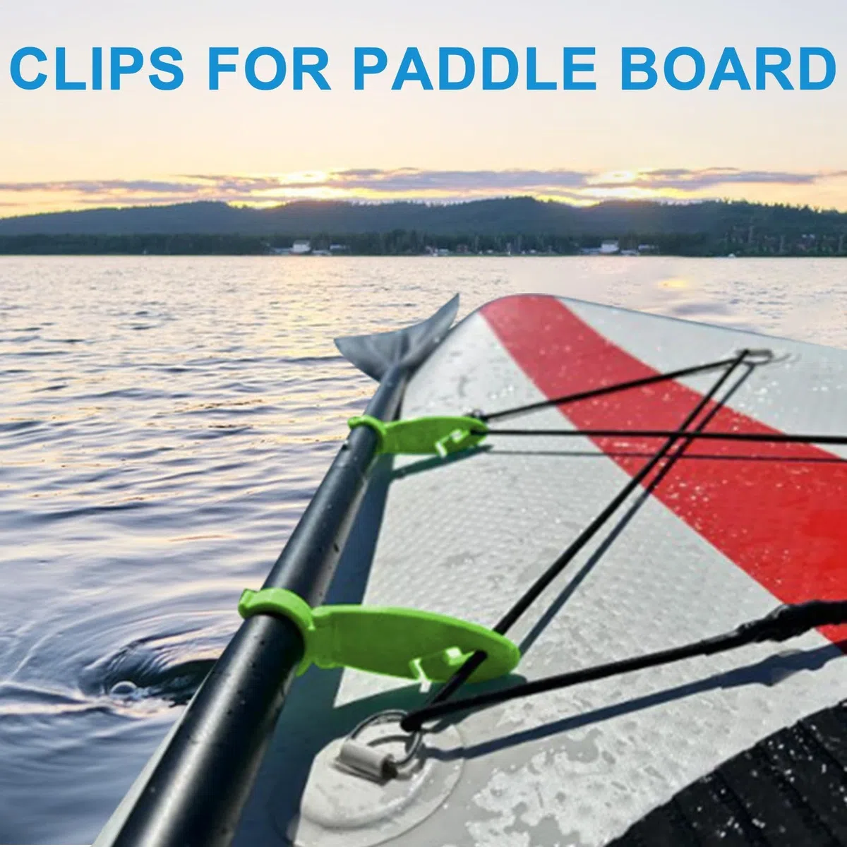 Générique Lot De 2 Pinces Extensibles pour Ailerons De Planche De Paddle, Clips De Fixation pour Planche De Paddle, Accessoires De Sports Nautiques pour Athlètes, Faciles À Installer