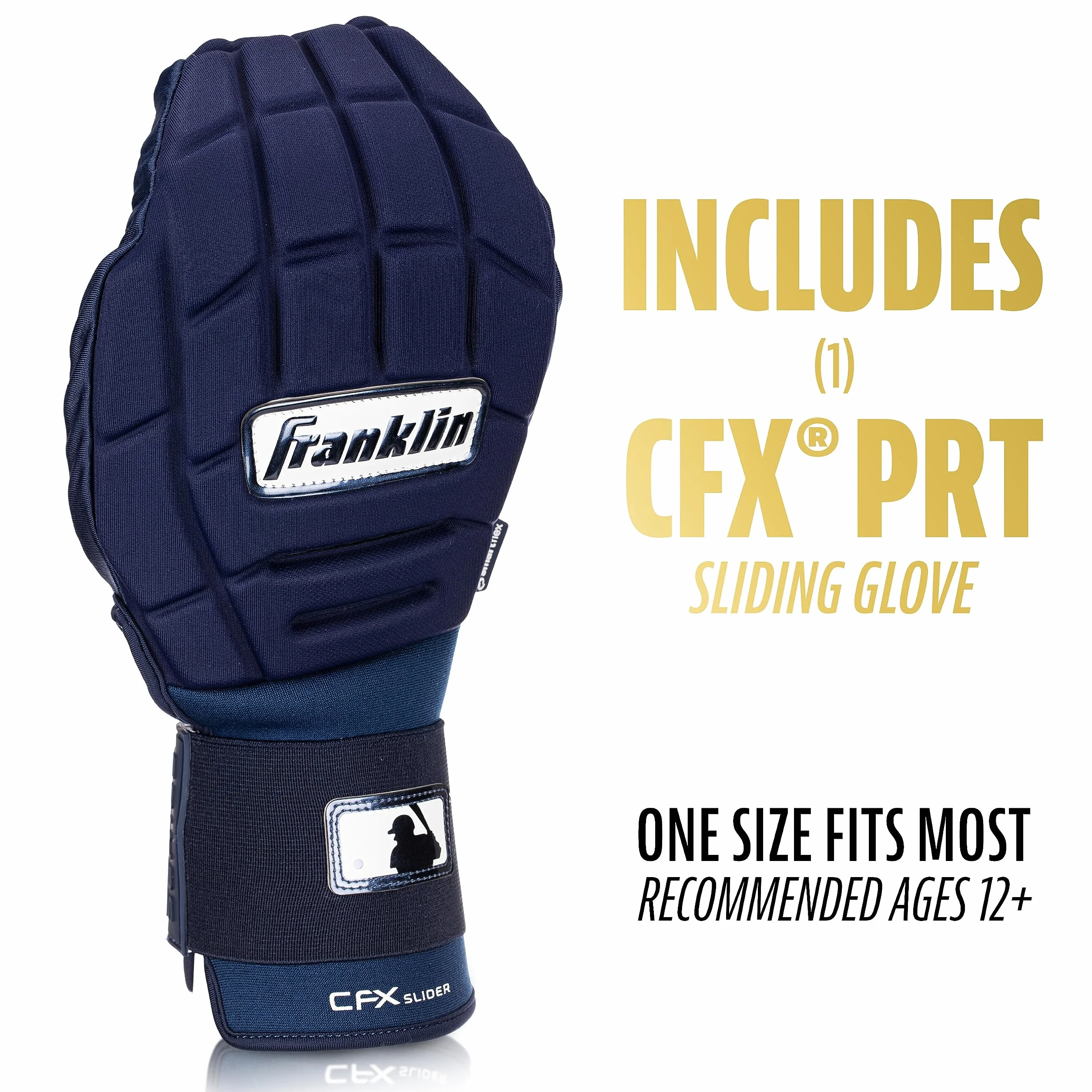 Franklin Sports Cfx Prt Adult Protective Baserunning Sliding Glove Gants de Protection Unisexe
