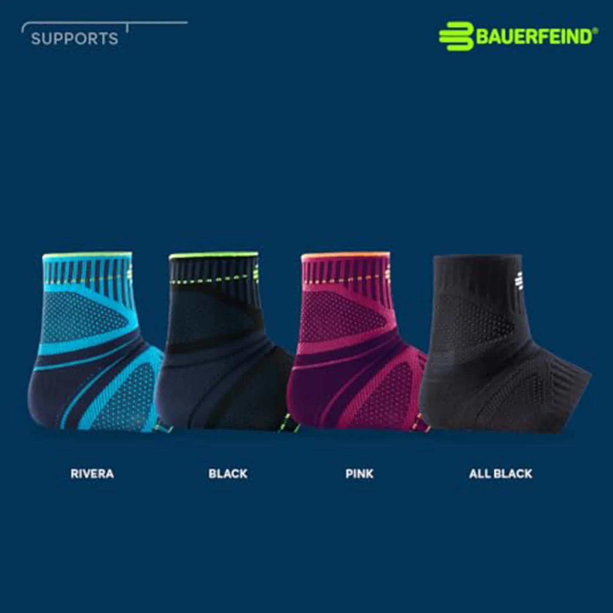 BAUERFEIND, 1 Chevillère de Sport Unisexe, pour Soutenir la Cheville Pendant Le Sport, pour la compétition et l'entraînement