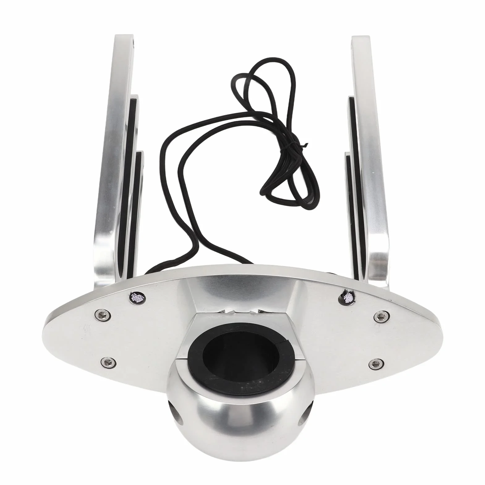 Support de de Wakeboard, Support de de Wakeboard pour Bateau Support de Support de Wakeboard à Angle Réglable en Alliage D'aluminium Poli pour Tube de Serrage de 1,89