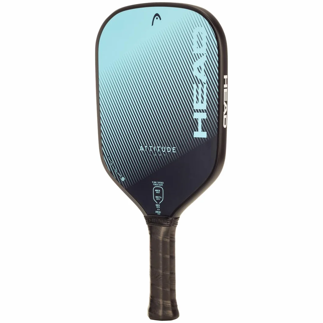 HEAD Attitude Core Pickleball Paddle, Bleu/Noir