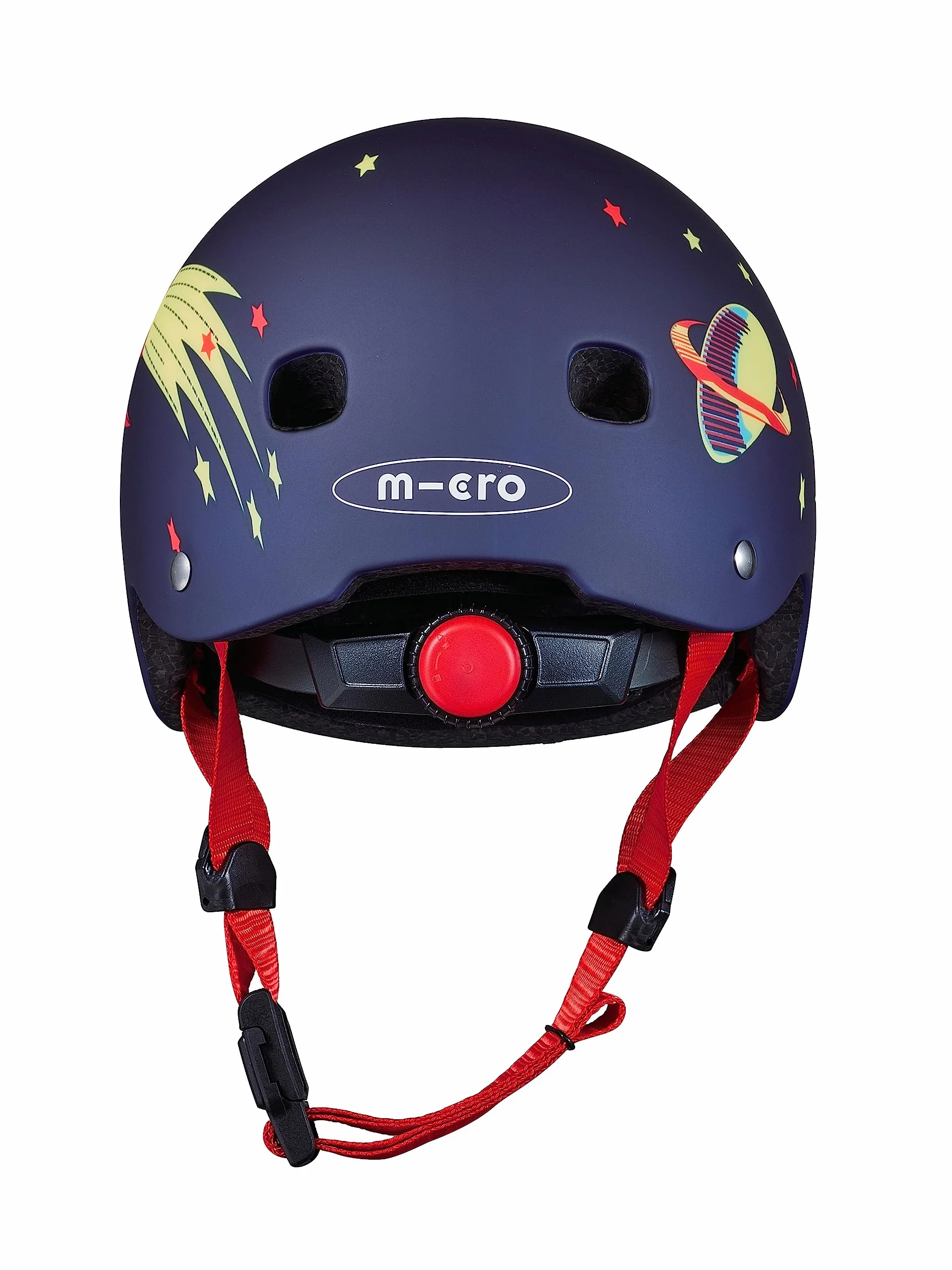 Micro | Casque Rocket | Enfants | Finition Mate | Boucle Magnétique/Lumière LED intégrée | 2-5 Ans