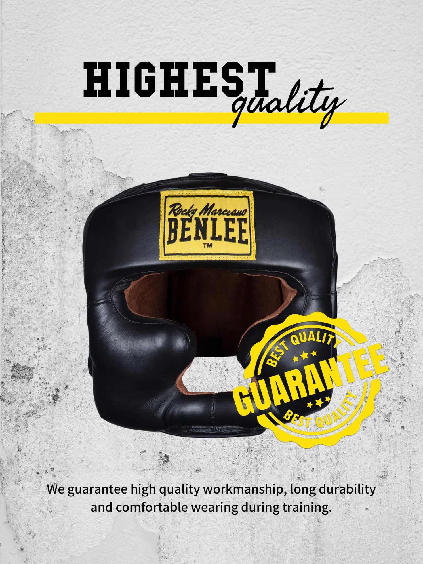 Benlee Kopfschutz Leather Full Face Protection