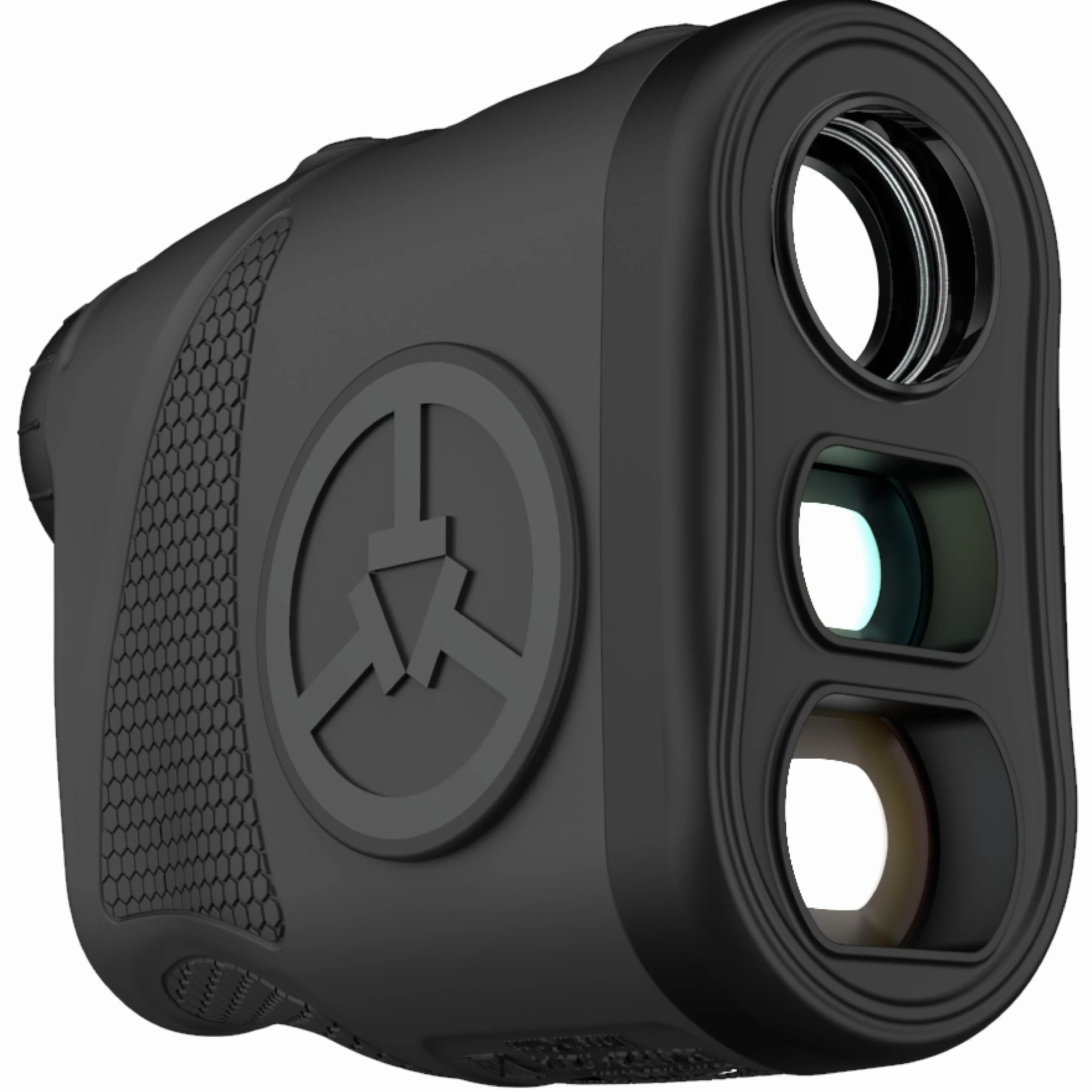 TecTecTec KLYR Golf Télémètre avec Pente Slope, Clip Ceinture, Support aimanté. Laser Range Finder 2022 Optiques, Housse Premium, Golf Ball Marker avec Aimant.