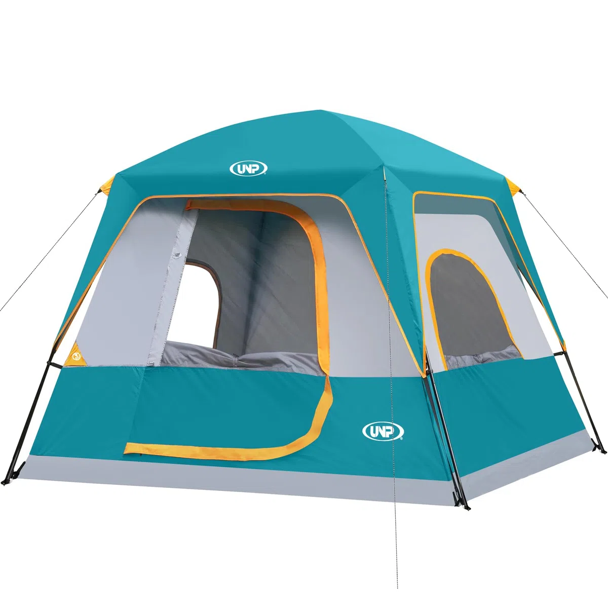 UNP Tente 4-8 Personnes, Facile à Installer, ImperméAble avec Toit Anti-Pluie pour Camping/RandonnéE Et RandonnéE