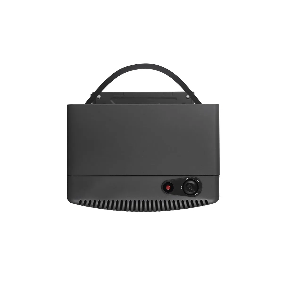 White by Brigros DA-201 Poêle à gaz pliable, infrarouge, allumage piézoélectrique, compatible GPL/butane/propane, compartiment pour bouteille de gaz jusqu'à 15 kg, système ODS, 4200 W, noir