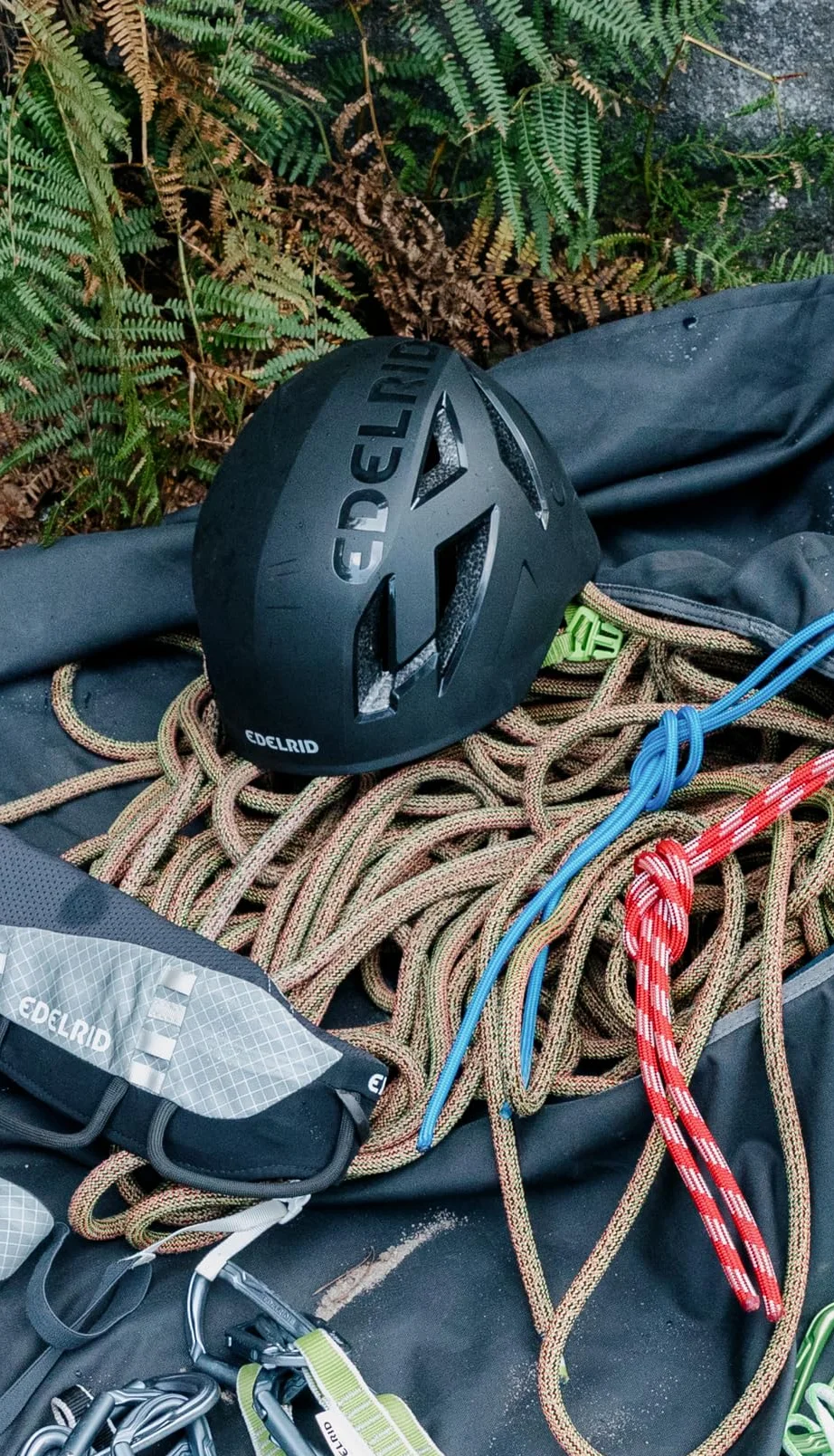 Edelrid Casque d'escalade Zodiac 3R - Taille 55-61 cm (Coque extérieure en Cordes d'escalade recyclées)