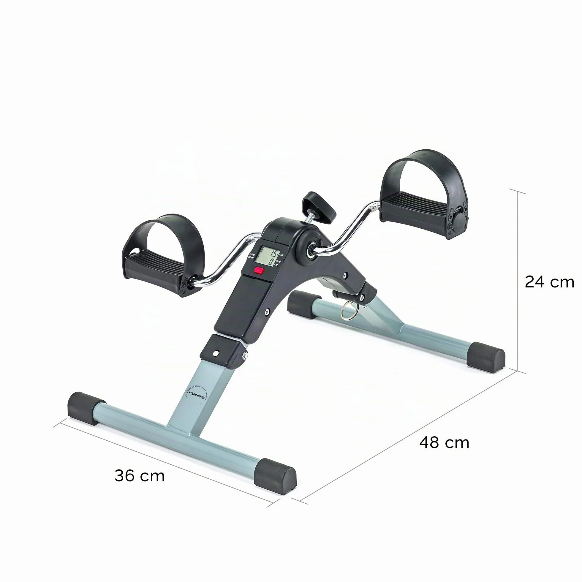 Mini Vélo d'Appartement Pédalier Pliable avec Résistance Réglable et Ecran LCD pour Seniors